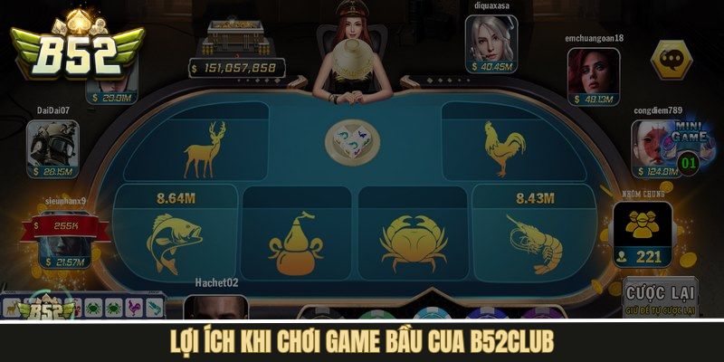 Ưu điểm có được khi trải nghiệm game bầu cua tại nhà cái