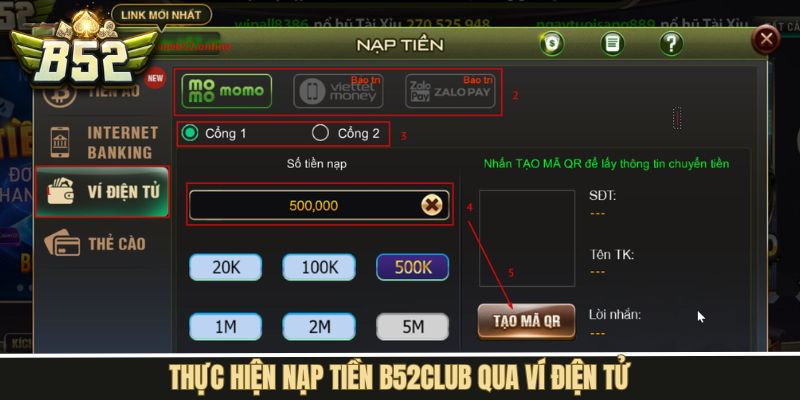 Gửi vốn siêu nhanh, siêu đơn giản bằng ví điện tử